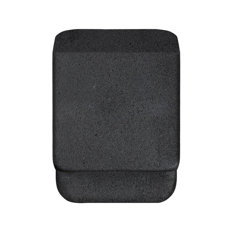 Camille End Table - Black Lavastone