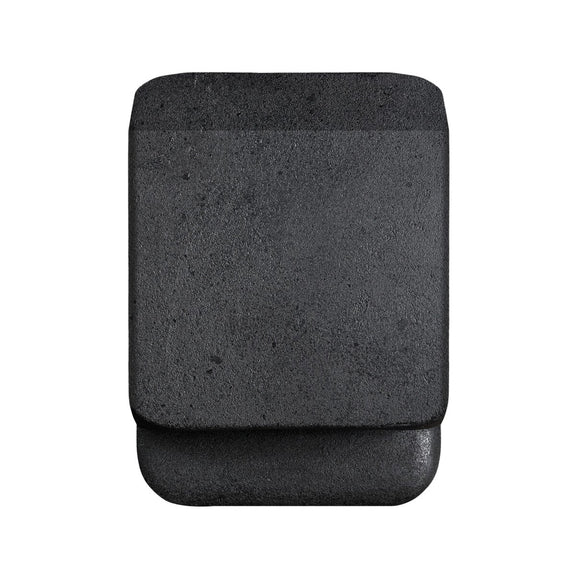 Camille End Table - Black Lavastone
