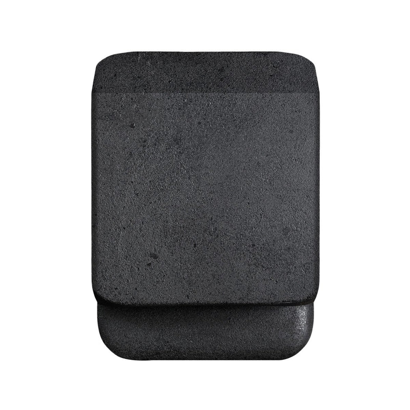 Camille End Table - Black Lavastone