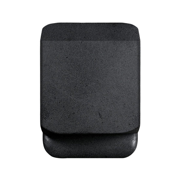 Camille End Table - Black Lavastone