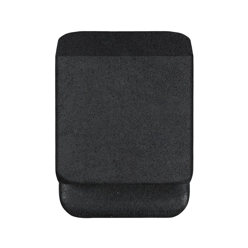Camille End Table - Black Lavastone