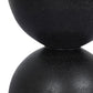 Kolina End Table - Black Lavastone