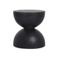 Kolina End Table - Black Lavastone