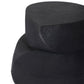 Rockie End Table - Black Lavastone