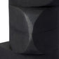 Rockie End Table - Black Lavastone