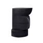 Rockie End Table - Black Lavastone