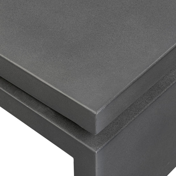 Matthes Outdoor Coffee Table - Charcoal Concrete