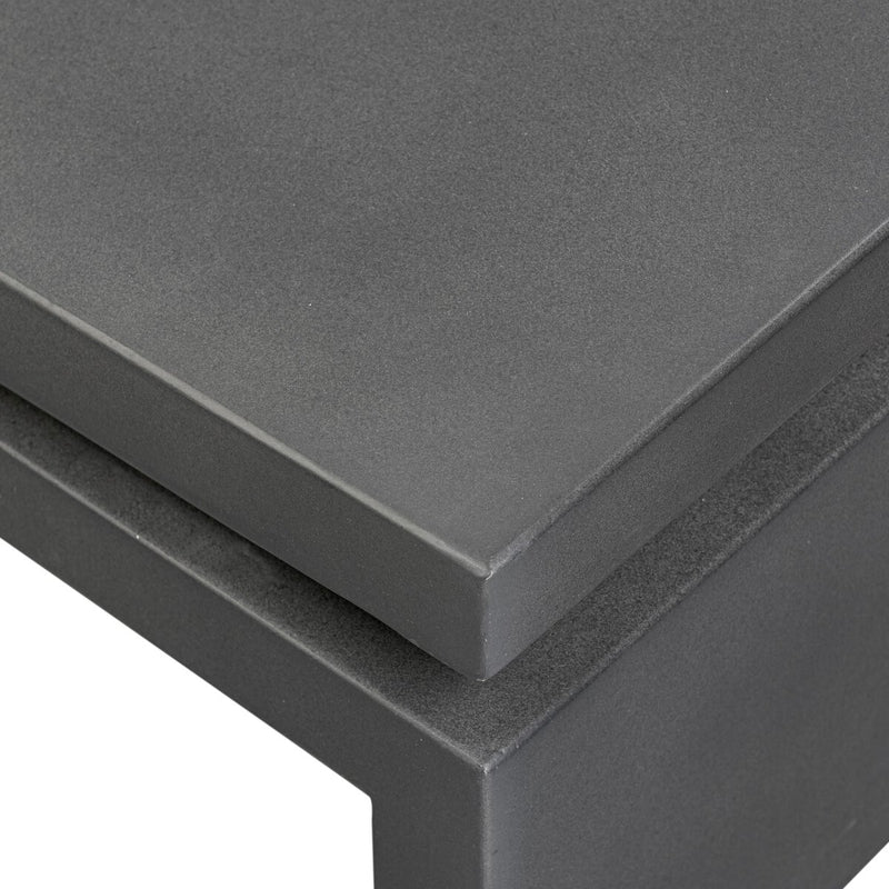 Matthes Outdoor Coffee Table - Charcoal Concrete