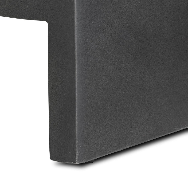 Matthes Outdoor Coffee Table - Charcoal Concrete