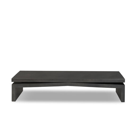 Matthes Outdoor Coffee Table - Charcoal Concrete