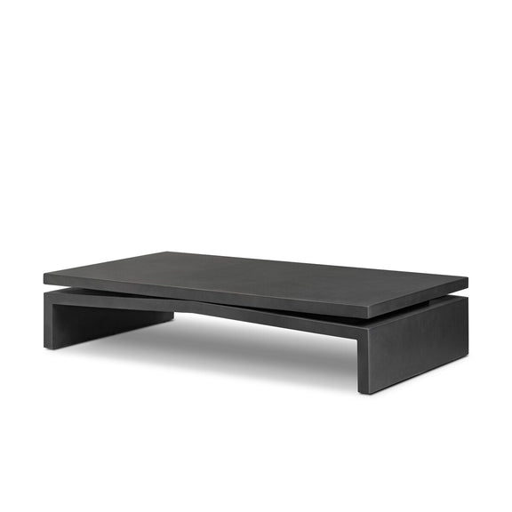 Matthes Outdoor Coffee Table - Charcoal Concrete