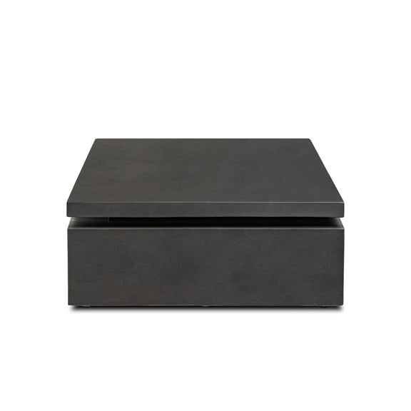 Matthes Outdoor Coffee Table - Charcoal Concrete