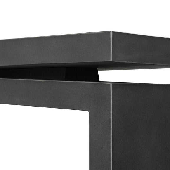 Matthes Outdoor Console Table - Charcoal Concrete