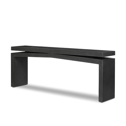Matthes Outdoor Console Table - Charcoal Concrete