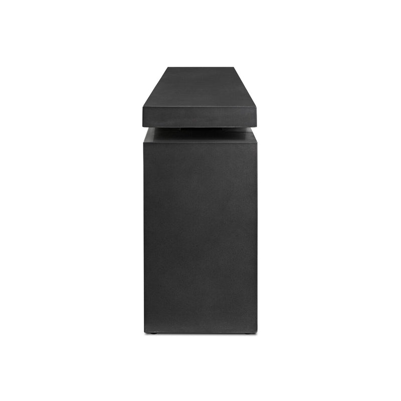 Matthes Outdoor Console Table - Charcoal Concrete