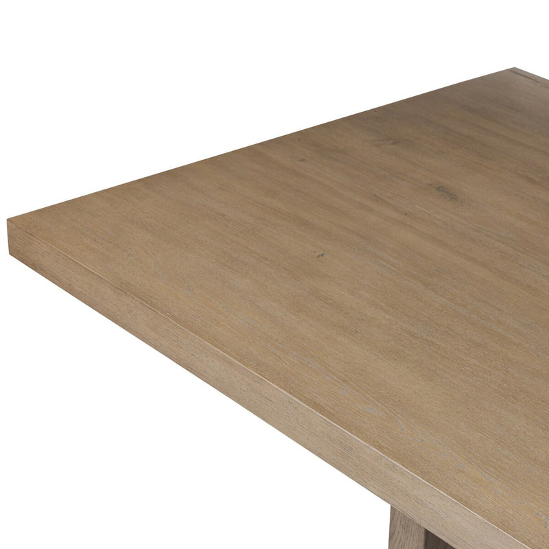 Matthes Dining Table - Rustic Grey Veneer