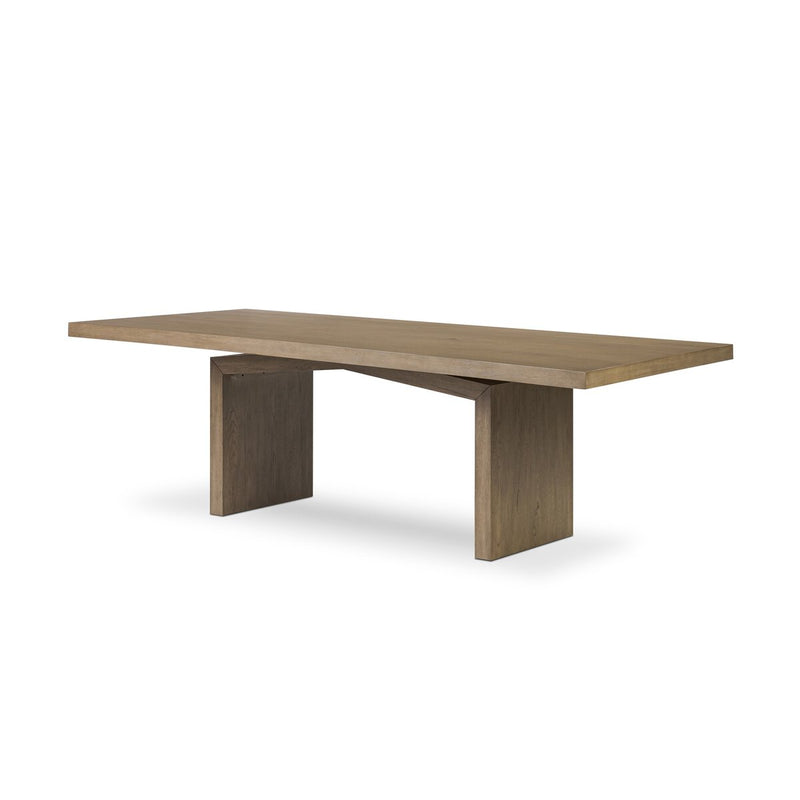 Matthes Dining Table - Rustic Grey Veneer