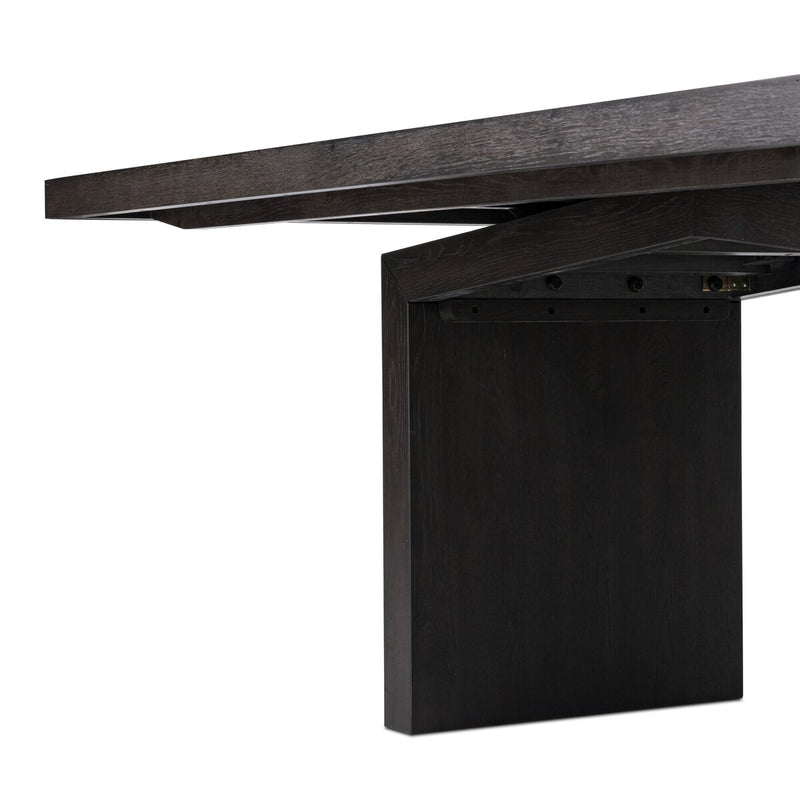 Matthes Dining Table - Smoked Black Veneer