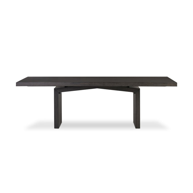 Matthes Dining Table - Smoked Black Veneer