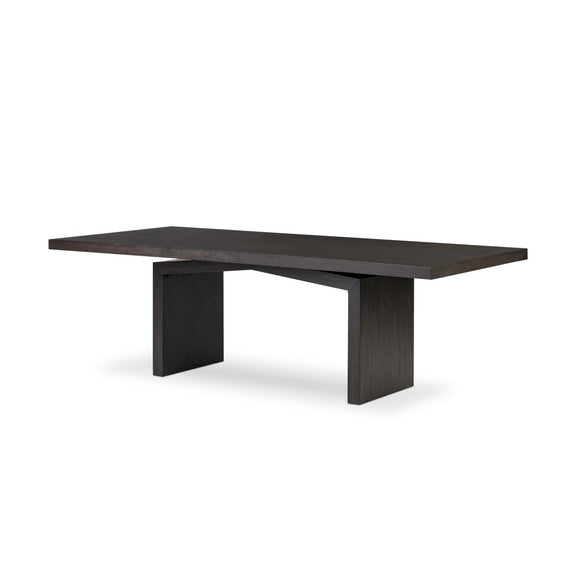 Matthes Dining Table - Smoked Black Veneer