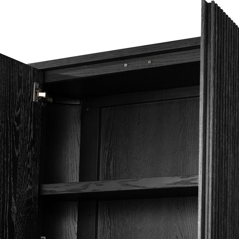 Delphi Cabinet - Cerused Black Oak