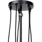 Webster Chandelier - Jet Black