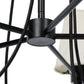 Webster Chandelier - Jet Black