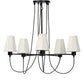 Webster Chandelier - Jet Black