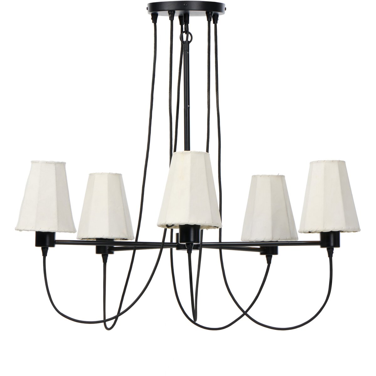 Webster Chandelier - Jet Black
