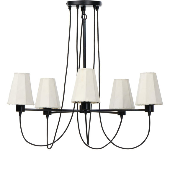 Webster Chandelier - Jet Black