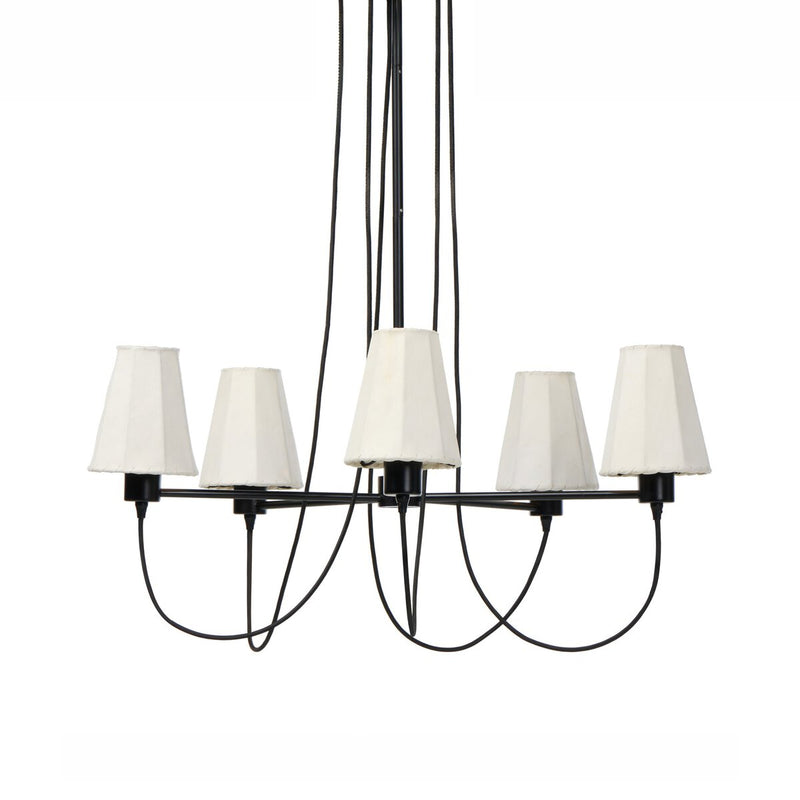 Webster Chandelier - Jet Black