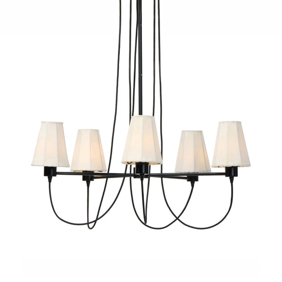 Webster Chandelier - Jet Black