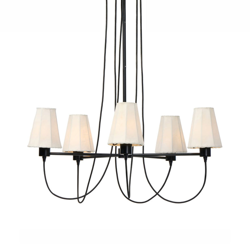 Webster Chandelier - Jet Black