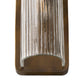 Kenji Sconce - Clear Reeded Glass