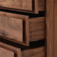 Stafford 6 Drawer Dresser - Walnut Natural