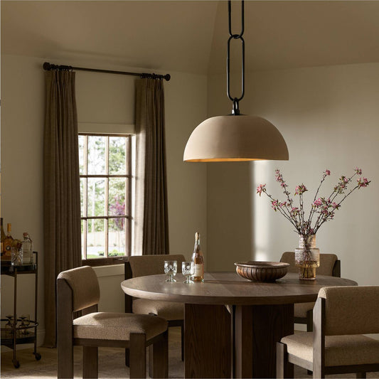 Jesenia Pendant - Tan Speckled Ceramic