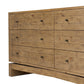 Matthes 6 Drawer Dresser - Sierra Rustic Natural