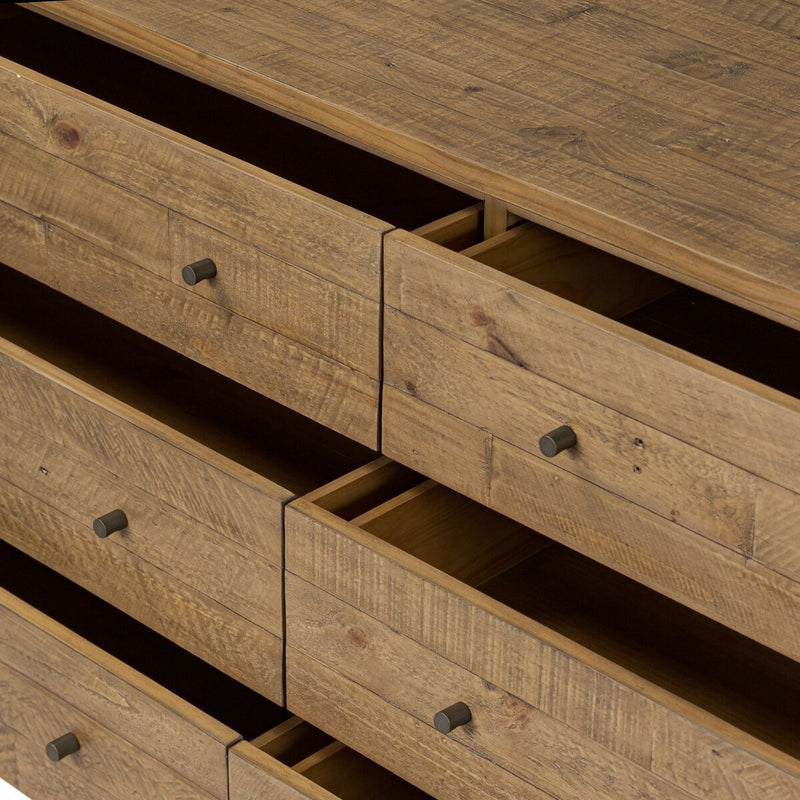 Matthes 6 Drawer Dresser - Sierra Rustic Natural