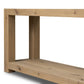 Emmer Console Table - Aged Smoked Oak