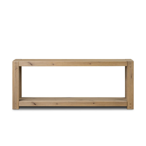 Emmer Console Table - Aged Smoked Oak