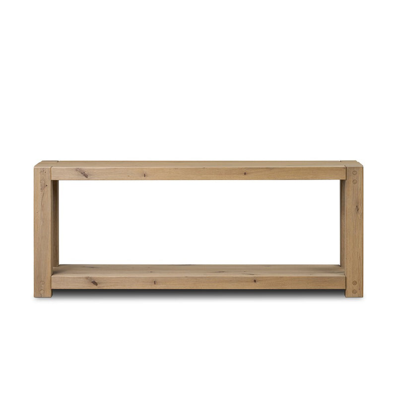Emmer Console Table - Aged Smoked Oak