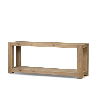 Emmer Console Table - Aged Smoked Oak