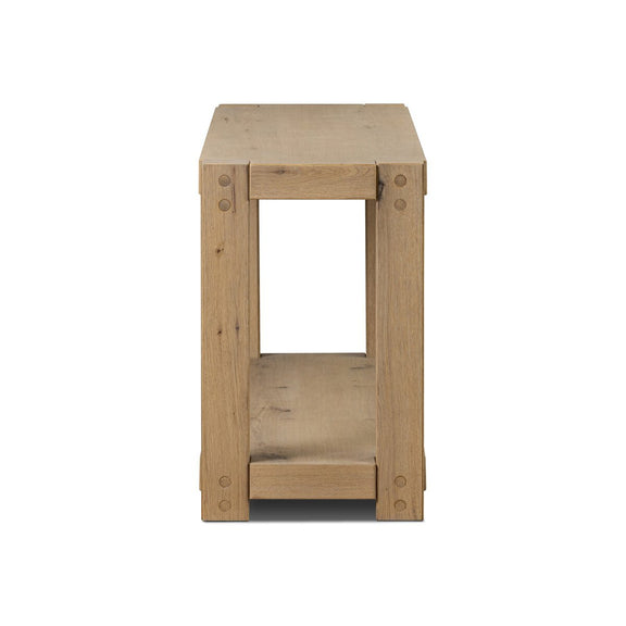 Emmer Console Table - Aged Smoked Oak