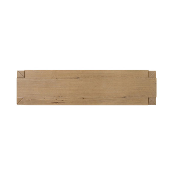 Emmer Console Table - Aged Smoked Oak