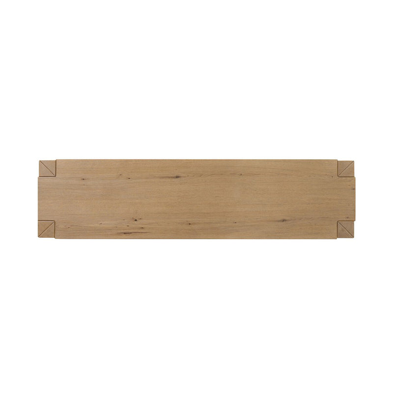 Emmer Console Table - Aged Smoked Oak