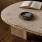 Telma Coffee Table - Chiseled Beige Lavastone