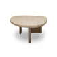 Telma Coffee Table - Chiseled Beige Lavastone