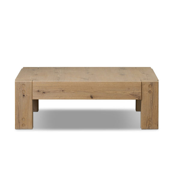 Emmer Coffee Table - Aged Smoked Oak