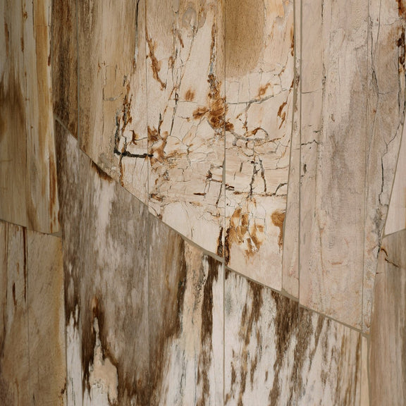 Aida End Table - Light Petrified Wood