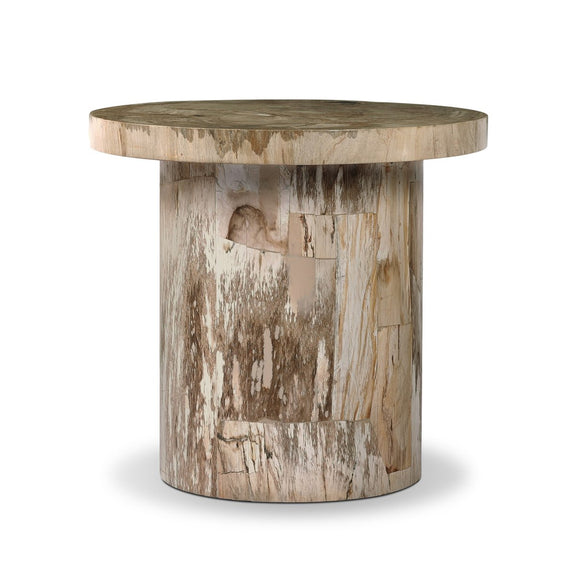 Aida End Table - Light Petrified Wood